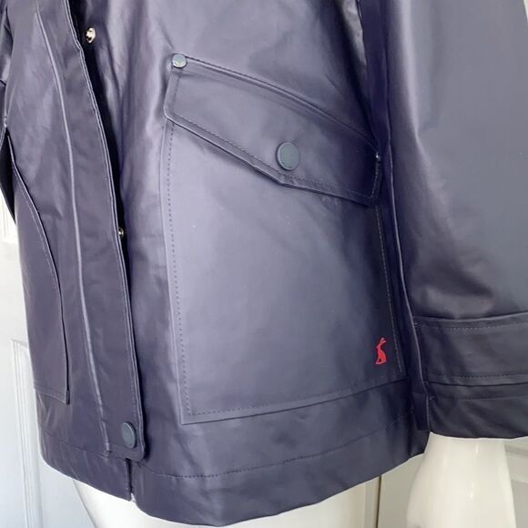NWT JOULES navy Sailaway Short Rain Coat -Women - Picture 4 of 8
